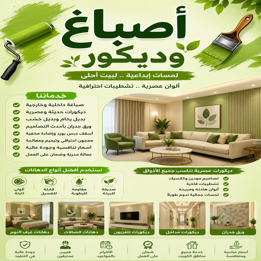 اصباغ وديكورات الكويت - صباغ ديكور - ابوشهاب📞96701995 - اصباغ وديكور - اصباغ ديكور بالكويت - اصباغ وديكورات الكويت - معلم اصباغ وديكورات